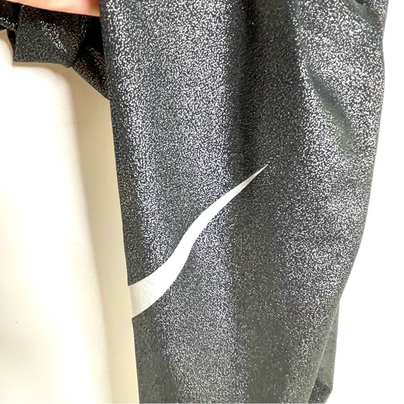 Athleisure | Nike Pro DriFit Cool Tights Metallic Black Sparkle | Activewear | L - Picture 13 of 16